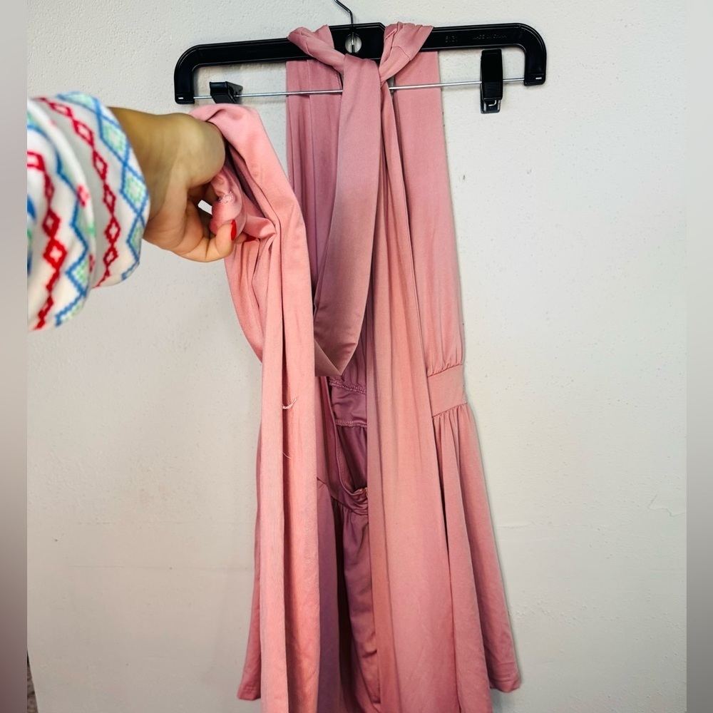 Any Way You Want Me Dusty Pink Convertible Romper - Picture 7 of 9